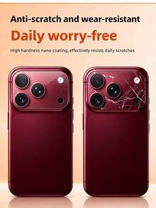 4入組 [2026新款] 磨砂相機鏡頭保護貼，相容 iPhone 18 Pro Max/18 Pro/17 Pro Max/17 Pro/17 Air，0.1mm 超薄、防刮、防指紋、無氣泡、不影響手機殼 - 無色 - 查看 3