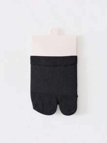 1 Pair Women Tabi Split Toe Half Socks, Solid Color Anti-Slip Dots Breathable Cotton Foot Cover Socks, Non Slip Short Socks For Yoga Daily Wear - Multicolor - View 10