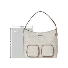 Michael Kors Merritt Women's Shoulder Tote Bag 35S6G0WL3B VANILLA - Vanilla color 35S6G0WL3B VANILLA - View 8