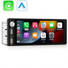VENBES 6.86 Inch 1DIN Wired CarPlay Car Player Bluetooth Touchscreen MP5 Head Unit Supports FM Radio USB/AUX Optional Steering Wheel Control And 8-Light Backup Camera - Main Unit - View 13