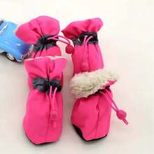 4pcs/Set All-Season Breathable Soft Sole Dog Shoes, Anti-Slip Anti-Fall Pet Paw Boots, Suitable For Small Dogs, Teddy Dogs And Bichon Frise - Multicolor - View 51