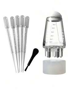 1pc Hair Oil Dispenser Brush & Massager, Multi-Function Oil Distributor Bottle With Ball Head Scalp Brush, Precise Liquid Dispenser (Capacity 6ml) - Multicolor - View 16