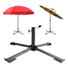Outdoor Parasol, Stand And Base - BlackBG - View 1