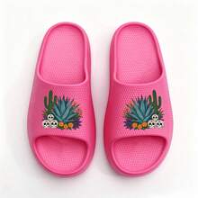 Women Home Slippers - Hot Pink - View 3