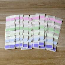 120pcs/60pcs Vintage Index Tabs Sticker, Colorful Fluorescent Sticky File Guide/Bookmark Back To School - Multicolor - View 14