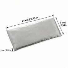 Microwave Heating Pad Eye Mask, Reusable Pad With Detachable And Washable, Multifunctional Microwave Heating Pad For Hot And Cold Eye Pressing - Silver - View 4