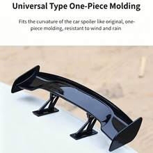 Universal Mini Spoiler Carbon Fiber Look Car Wing, Car Modification Decorative Accessory, Universal Car Exterior Part Suitable For Most Models. Mini Spoiler Carbon Fiber Look Modified Car Styling Decorative Accessory - A - View 10