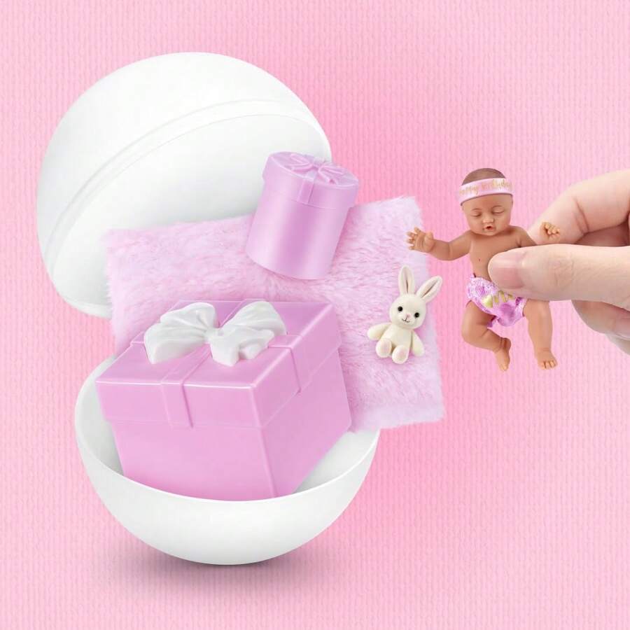 ZURU My Mini Birthday Series 1 Blind Box – Collectible Figurine With Playset (Style Selected At Random)