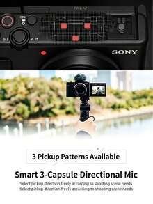 Sony Máy ảnh kỹ thuật số ZV-1 II thế hệ mới, máy ảnh Vlog bỏ túi, video 4K/góc siêu rộng/khẩu độ lớn, quay phim làm đẹp da - Xem 7