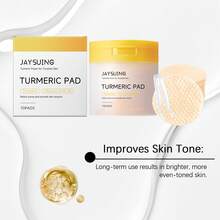 JAYSUING Toner Pads Kojic Acid Turmeric Clarifying Pad,Turmeric Pad Daily Use-Can Be Used Even On Areas Like Shoulders Or Upper Back - Turmeric - View 3
