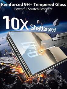 2pcs High Definition Tempered Glass Screen Protector, High Hardness ...