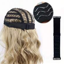 7pcs Adjustable Elastic Band Set, Designed For Securing Glueless Wigs, Featuring Non-Slip Silicone Strips And Detachable Buckles For Secure Fit - View 10
