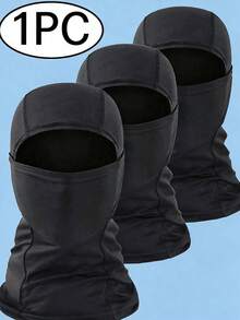 1pc Multi-Color Elastic Full Face Neck Gaiter Ski Mask, Unisex For Outdoor Activities - Multicolor - View 9