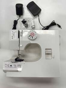 SOKANY Mini Sewing Machine Portable Electric Sewing Machine For Beginners 12 Stitches Dual Speed Easy Operation Electric Mini Sewing Machine With Foot Pedal And Sewing Kit - White - View 3