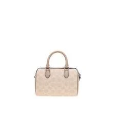 Coach Rowan Women's Satchel Crossbody Bag CW329SVPWH - Sand-yellow/Taupe CW329SVPWH - View 5