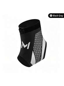 Sports Ankle Support Brace, Suitable For Basketball, Football, Volleyball And Fitness, Unisex, Shock-Absorbing To Reduce Foot Fatigue, With Hook And Loop Heel Support, Wrap-Around Compression Design, Adjustable Ankle Joint Support - Multicolor - View 12