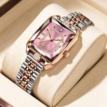 POEDAGAR Women's Elegant Minimalist Stainless Steel Quartz Watch With Date Display, A Charming Timepiece Gift - Rose Gold - View 15