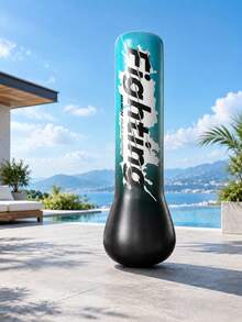 1.2M/1.5M Freestanding Inflatable Punching Bag, Durable PVC Boxing Column, Suitable For Kickboxing, Fitness Training, Home Workout And Stress Relief - Multicolor - View 8
