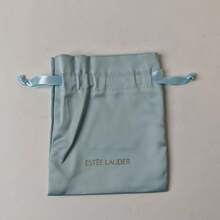 Estée Lauder Silky Satin Storage Bag, Light Blue - Baby Blue - View 4
