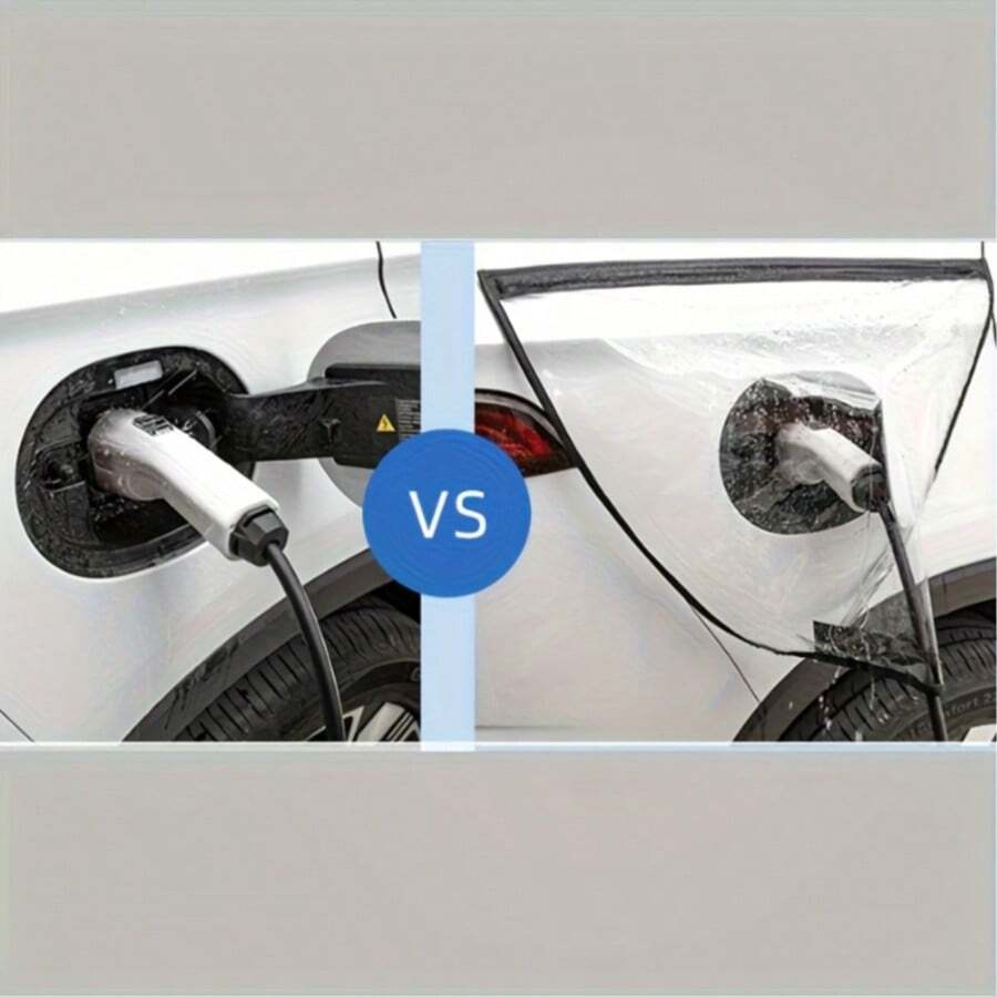 1PC EV Charging Port Protective Cover, Weather-Resistant Electric ...