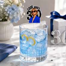 10/30/50/100PCS Acrylic Transparent Customized Pattern Stir Sticks, Photo Logo Beverage Stirrers, Party Cocktail Decor Sticks, Birthday Wedding Souvenirs, Personalized Customization - Multicolor - View 3