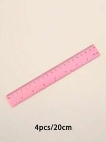1/4件 15cm/20cm/30cm 透明尺 透明直尺（返校、學校、萬聖節、感恩節、測量工具、文具、學習用品）（1件=1把 15cm 透明尺） - 多款式 - 查看 14