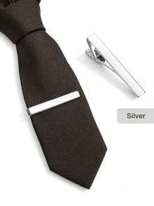 Men's Fashion Tie Clip Set - Stylish Accessories For Regular- Ideal Gift Choice For Him Dad Husband Brother, Perfect For Formal Occasions - Multicolor - View 9