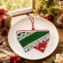 Christmas New Pet Drool Bib Cute Dog Scarf West Highland Terrier Bib Accessories For Small And Large Dogs And Cats - Multicolor - View 7