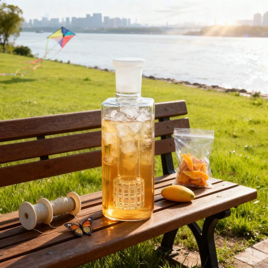 Portable Glass Infusion Bottle For Fruit Water & Cold Brew | SHEIN USA