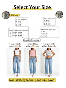American Vintage High Street Style Distressed Workwear Casual Denim Jeans - Multicolor - View 7