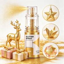 Glitter Spray, Rose Gold Shimmer Spray, Holographic Pearlescent Metallic Glitter, For Baking Surface Decoration, DIY Crafts, Wedding And Party Decor - 1 Item - View 15
