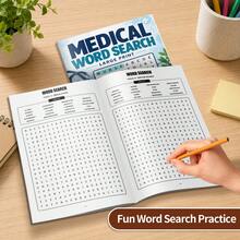 Healthcare & Nursing Word Search Notebooks, Large Print 450+ Words, Patient Care, Nursing Vocabulary, Health-Themed Search Puzzles And Focus Activities For Adults, Professionals, Home Relaxation And Travel - Healthcare Word Search - View 4