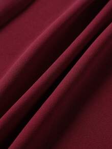 2pcs Elegant Daily Commute Formal Occasion Office Date Charm Two Pieces Set, Fall Clothes, Winter Set, Elegant Women's Set, Work Wear Women, Fall/Winter Winter 2026 - Burgundy - View 10