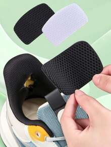 1pair Sneaker Repair Patches, Mesh Hole Repair, Peel And Stick Waterproof Wear-Resistant Washable Invisible Heel Patch - Multicolor - View 1