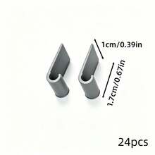 6pcs/12pcs/24pcs Universal Car Dashboard Cable Clips, Fits 3.4mm Diameter Wires. Sturdy Structure Securely Holds Cables For Dash Cams & Phone Mounts. Space-Saving & Easy To Install, Ideal For Tidying Interior Wiring For Most Vehicle Models. - Multicolor - View 12