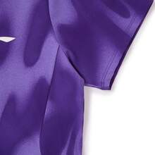 LI-NING Women' S Reflective Quick Dry Running Tee ATSW508 - Dragon Court Purple Full Bottom Print - View 6
