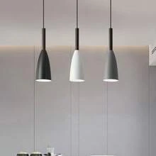 Single Head Hanging Lamp,Simple & Modern Design,Macaron Color For Bar,Living Room,Bedroom,Not Include Bulb - Multicolor - View 7