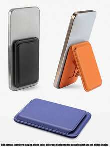 Shockproof Magnetic Model Slouchy Stand 1pc 2-In-1 Magnetic Holder & Card Holder Case Compatible With Apple 15 Pro Max, 12/13/14/15 MagSafe Easter Gift Spring - Multicolor - View 8