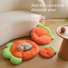 1pc Pet Mat, Rabbit Bedding, Rabbit Winter Warm Bedding, All-Season Small Pet (Hamster, Rabbit, Guinea Pig) Sleeping Bed - Multicolor - View 4