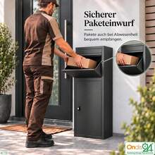 Wall-Mount Mailboxes - Black - View 9