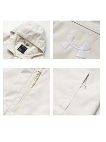 Under Armour Men's M Porter 3-In-1 Hooded Sports Jacket For Outdoor Travel 1371585-279 - White - View 9