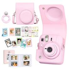 Mini 13 Instant Camera Mini 13 Set, Accessories Include PU Camera Protective Case, 3 Mini Photo Frames, 5 Magnetic Photo Frames, 10 DIY Stickers, 64-Page Photo Album, Selfie Mirror - View 6