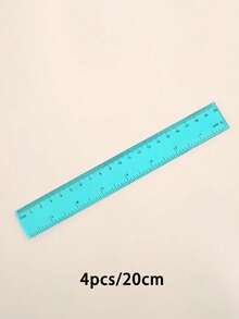 1/4件 15cm/20cm/30cm 透明尺 透明直尺（返校、學校、萬聖節、感恩節、測量工具、文具、學習用品）（1件=1把 15cm 透明尺） - 多款式 - 查看 13