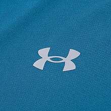 UNDER ARMOUR Men's Sports Knit Crew Neck Short Sleeve - Blue-green - View 4