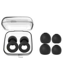 Sleep Earplugs With Storage Box And Replacement Tips, Silicone Soft Earplugs For Comfortable Sleep, Suitable For Dorm, Office, Airplane, Nap, Comes With Storage Box And Different Sizes Of Replacement Tips, Unisex, Portable And Reusable - Multi-color - View 4