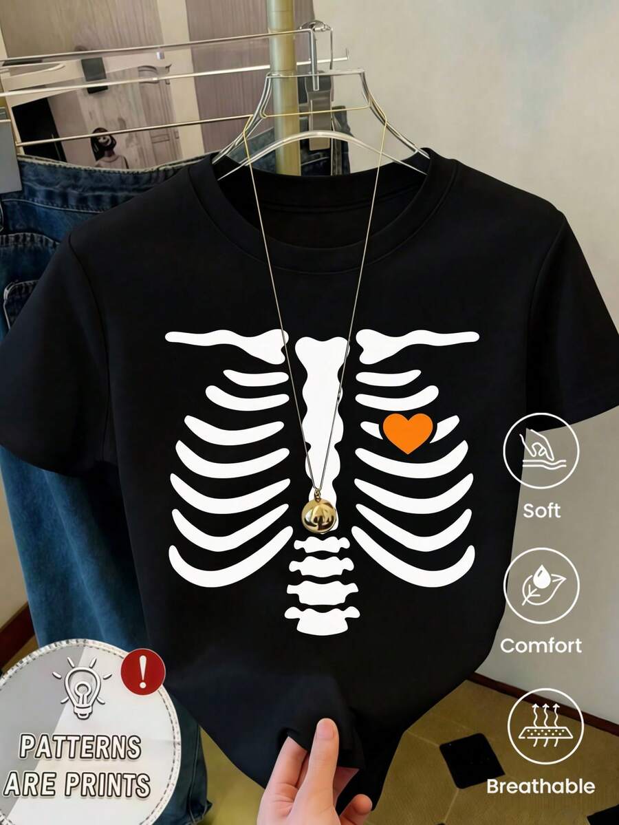 Women T-Shirts - Black - View 1