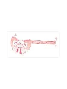 1 Sheet Christmas Temporary Face Tattoo Sticker Cute Cat Bow Element Waterproof Body Decal Easy To Apply For Adult Carnival And Halloween Christmas Costume Styling - Multicolor - View 4