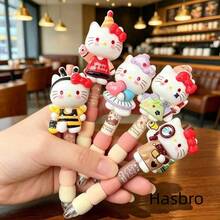 Hasbro 5 أنماط قلم جل قابل للسحب بتصميمات متنوعة من هالو كيتي كاواي، قبضة ناعمة الملمس، قرطاسية مكتبية للمراهقين، هدية عيد ميلاد - نمط عشوائي - مشاهدة 3