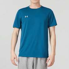 UNDER ARMOUR Men's Sports Knit Crew Neck Short Sleeve - Blue-green - View 1