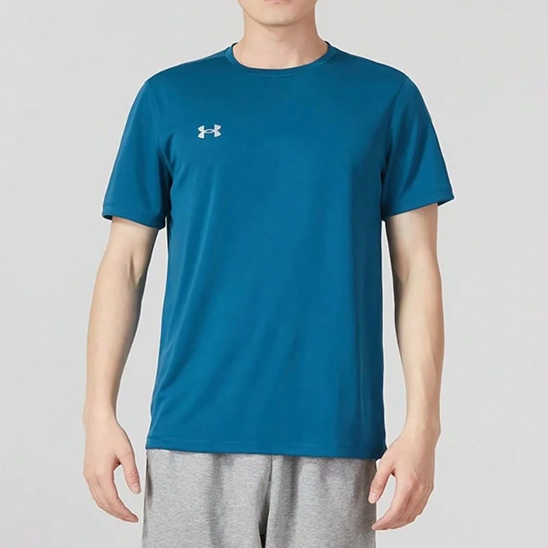 UNDER ARMOUR Men's Sports Knit Crew Neck Short Sleeve - Blue-green - View 1